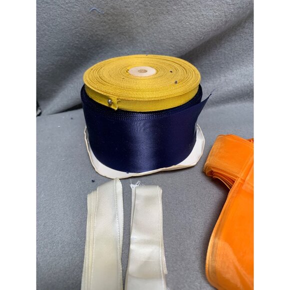 Mixed Assorted Craft Ribbon Collection - Satin & Grosgrain - Vibrant Colors - 10 - Picture 3 of 11